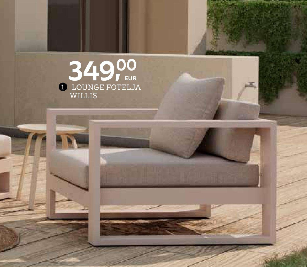 Lounge fotelja Willis - Akcija u trgovini Lesnina