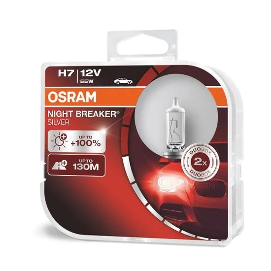 OSRAM auto žarulja Night Breaker Silver H7 12V 55W Duobox - Akcija u trgovini Alles
