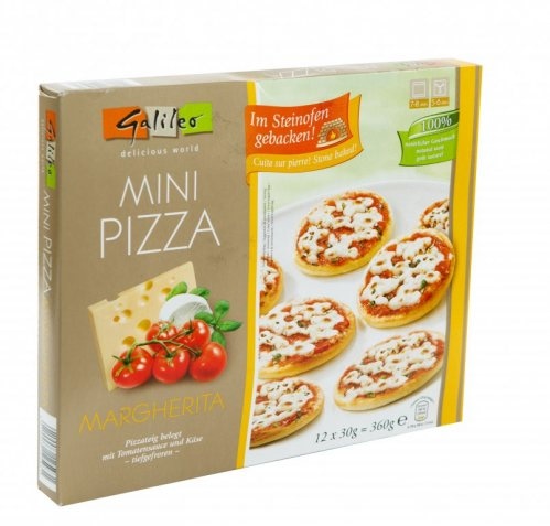 Galileo Mini pizza 12x 30 g - Akcija u trgovini Plodine
