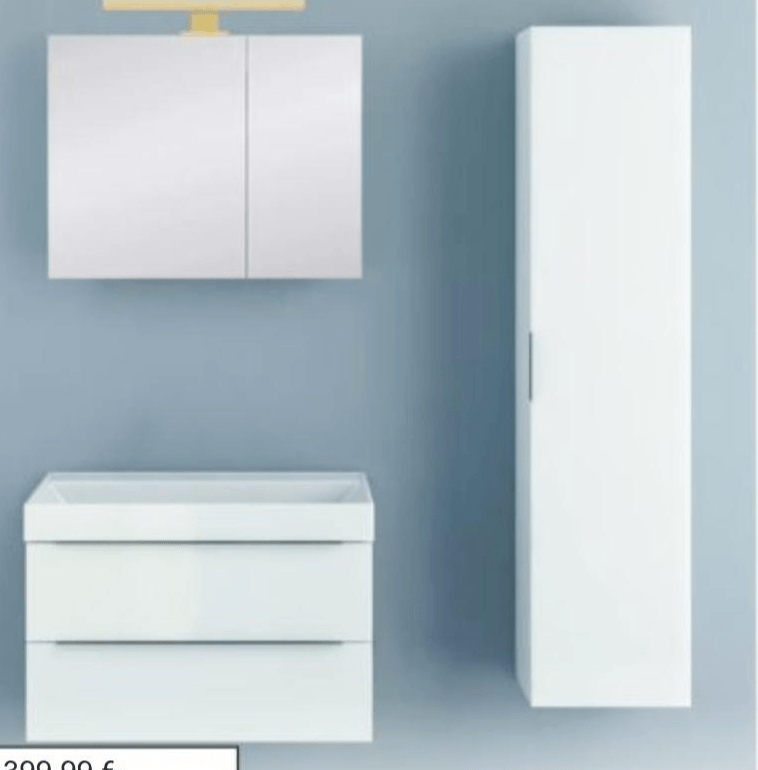 SET 80 ormarić + umivaonik - Akcija u trgovini Merkury