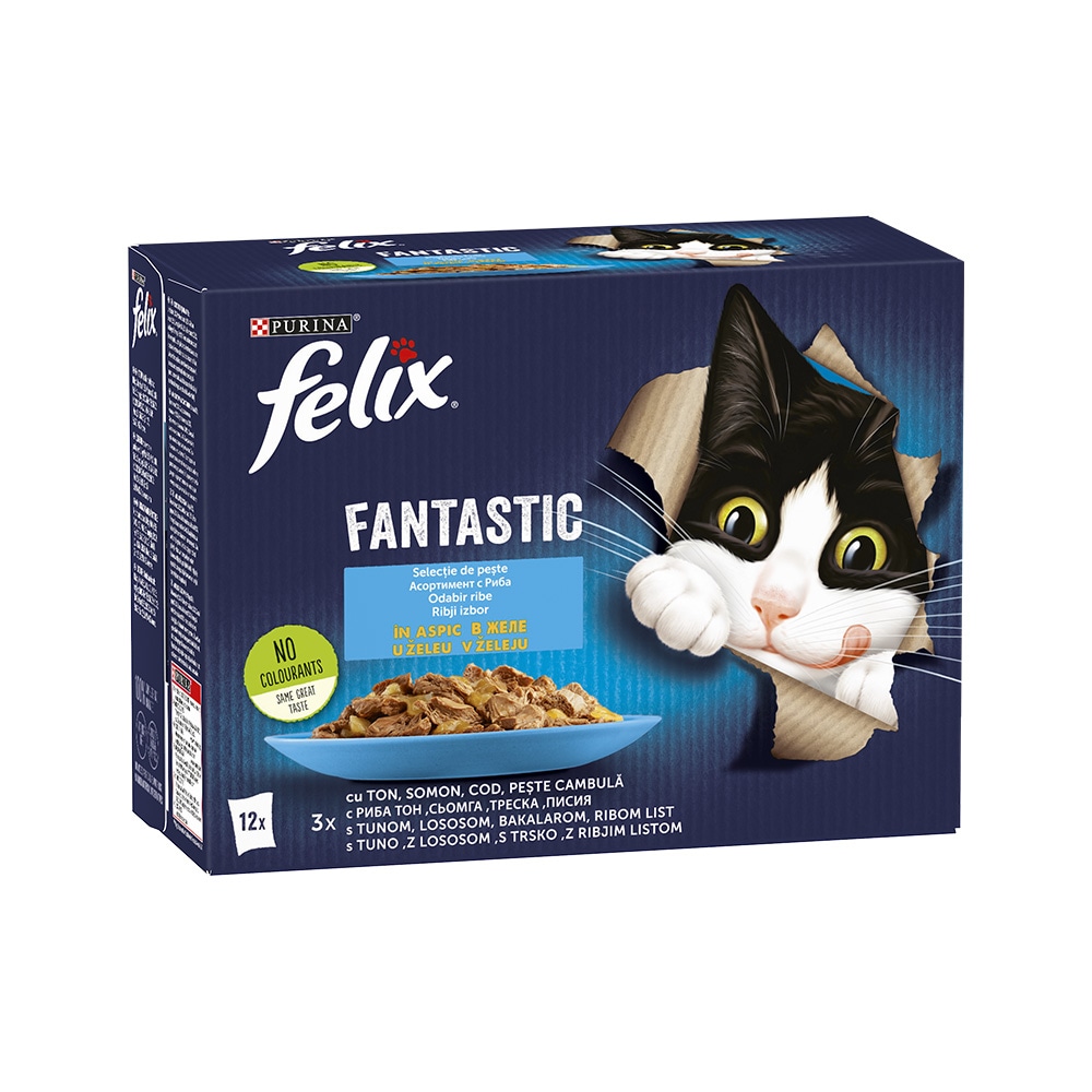 Felix Fantastic riblji izbor 12 x 85 g - Akcija u trgovini Interspar