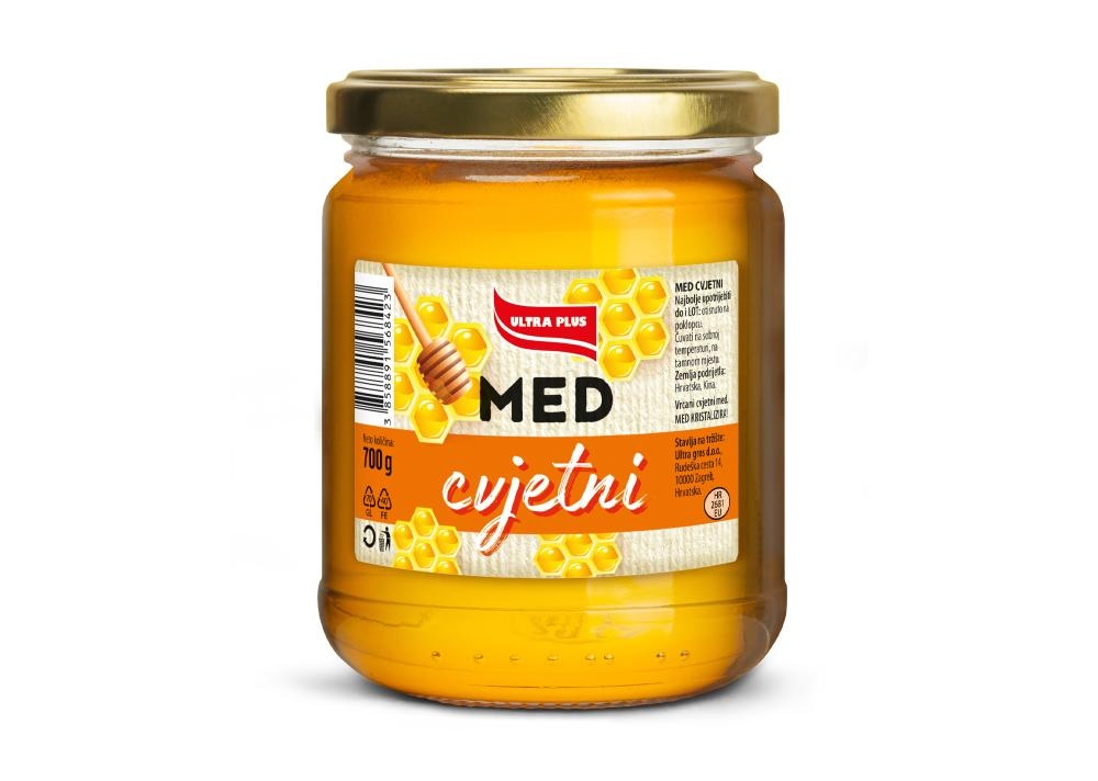 ULTRA PLUS Med cvjetni 700 g - Akcija u trgovini Ribola