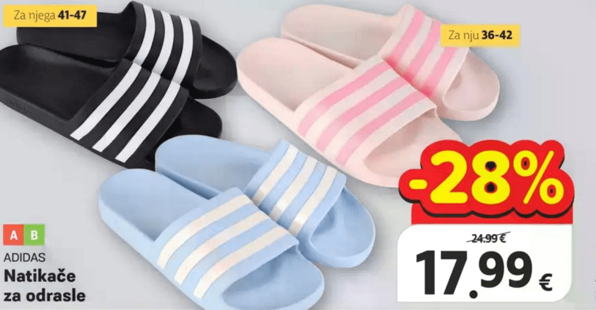 Adidas Natikače za odrasle - Akcija u trgovini Plodine