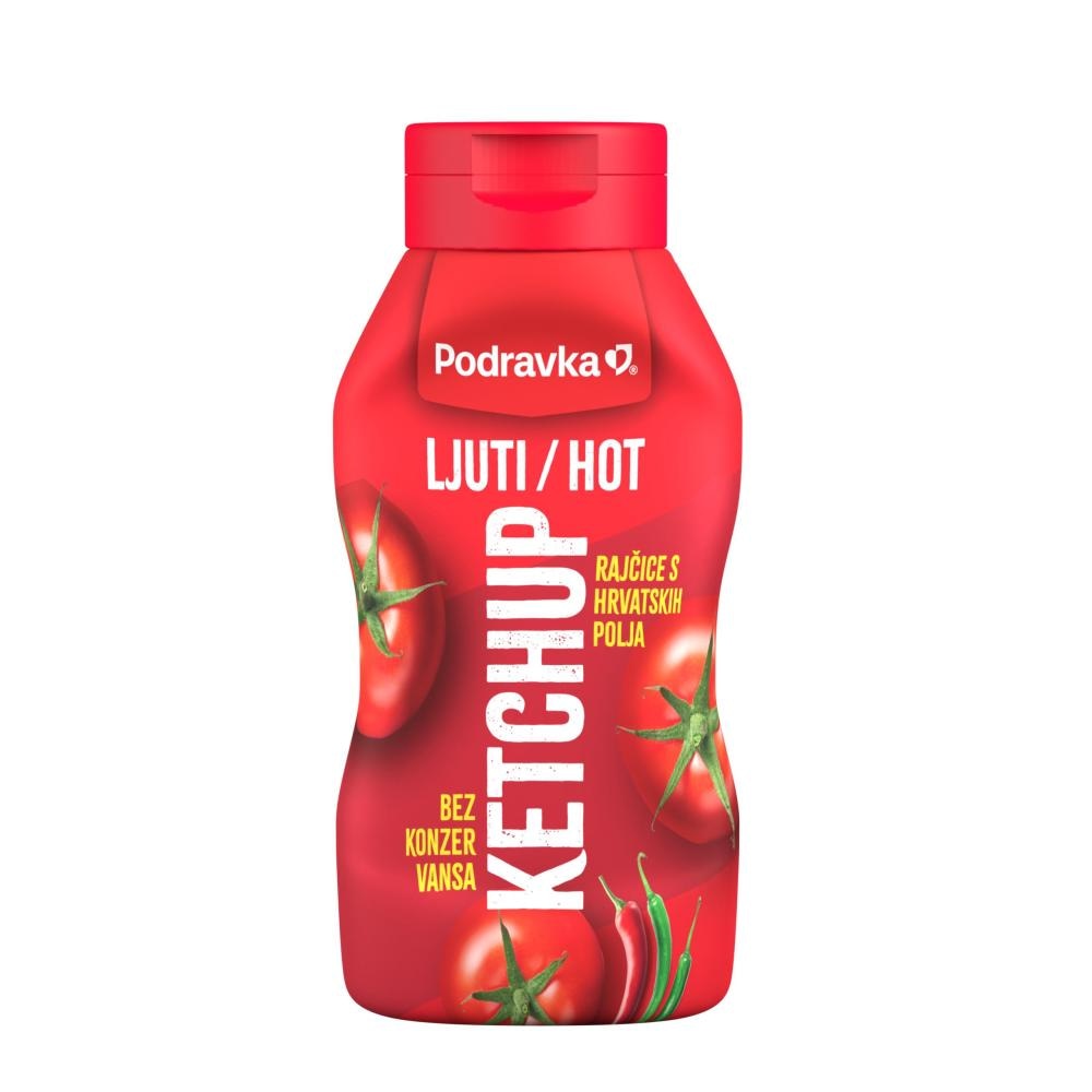 Podravka Ljuti Ketchup 310g - Akcija u trgovini Žabac