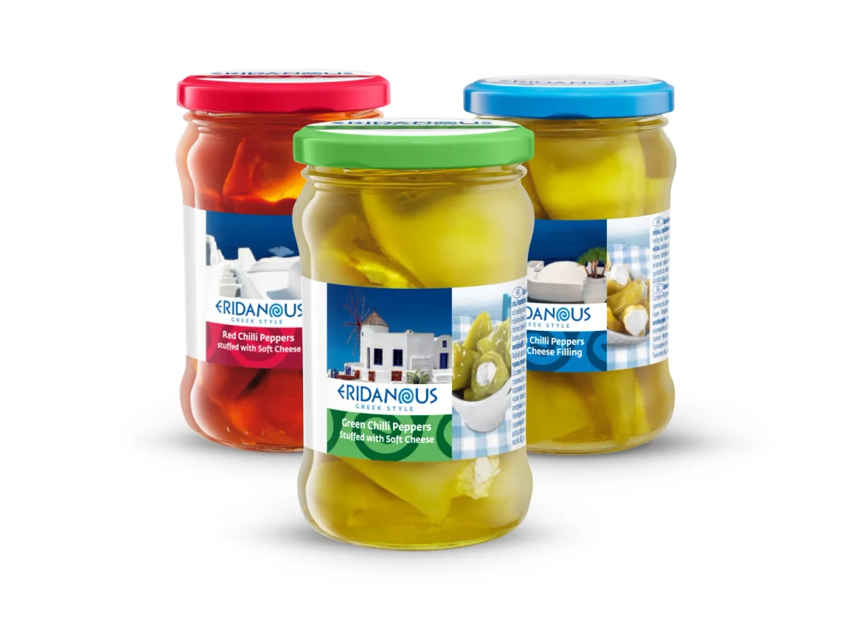 Punjene chilli papričice 150g (ocijeđene mase) Eridanous - Akcija u trgovini Lidl