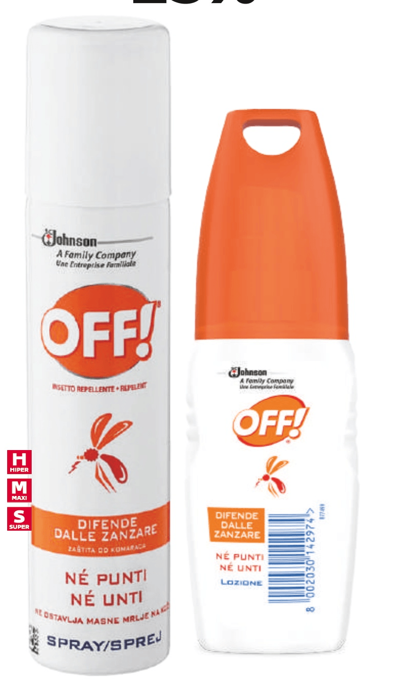 OFF! Losion ili sprej - Akcija u trgovini Tommy