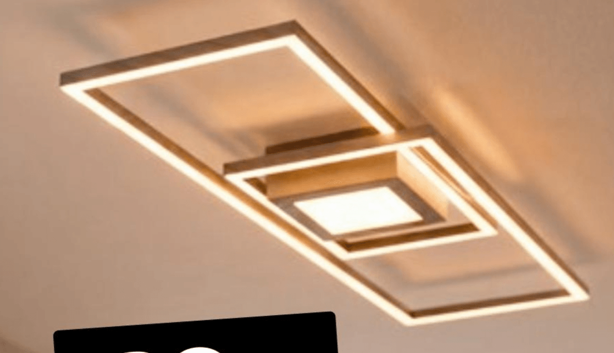 Stropna LED svjetiljka Quadrat novel - Akcija u trgovini Lesnina