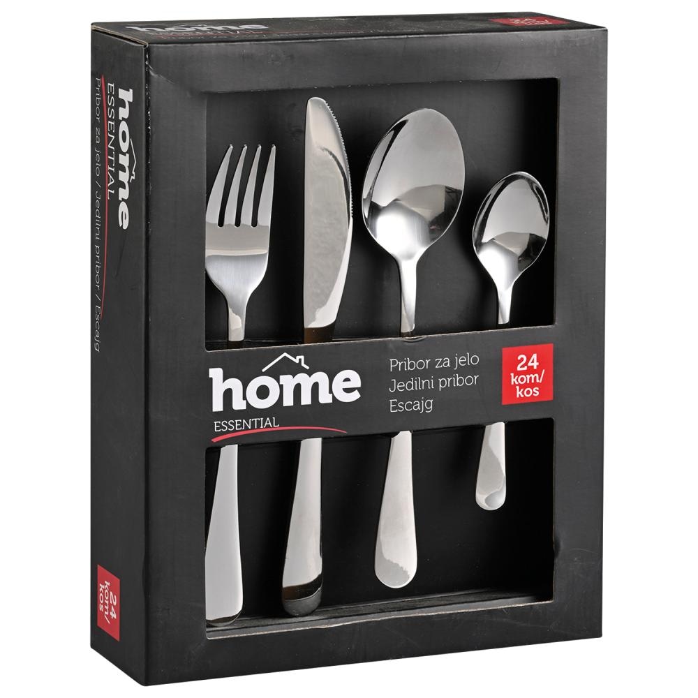 Essential pribor za jelo 24/1, set HOME - Akcija u trgovini Konzum