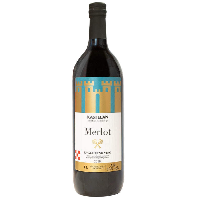 Kaštelan Vino crno Merlot 1 l - Akcija u trgovini NTL
