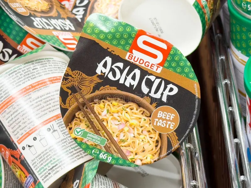 Budget Noodle Asia Cup od 66 g do 72 g - Akcija u trgovini Spar