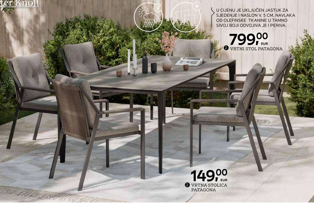 Vrtna stolica Patagona Dieter Knoll - Akcija u trgovini Lesnina