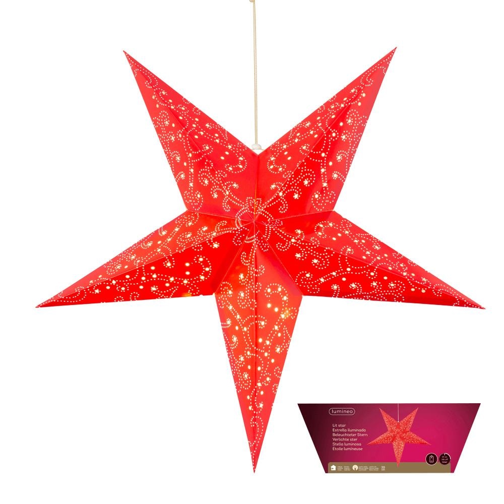 LED Zvijezda papirnata - Akcija u trgovini Konzum