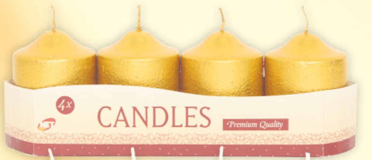Svijeća 4kom/pak CANDLES - Akcija u trgovini KTC