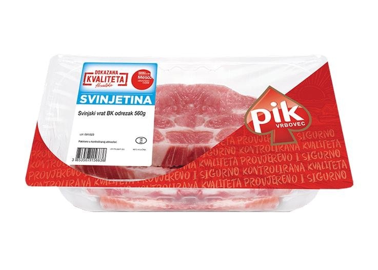 Svinski vrat s kosti odrezak 640 g PIK Akcija u trgovini Gavranović