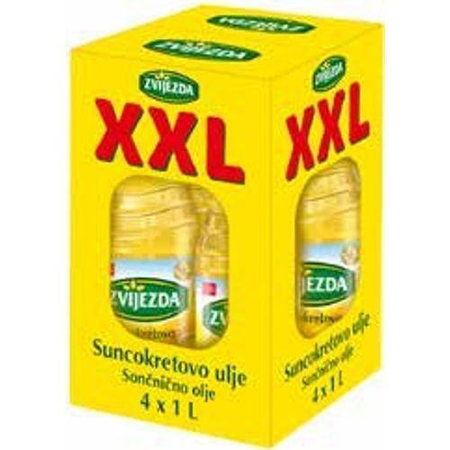 Zvijezda Suncokretovo ulje 4x1L - Akcija u trgovini Plodine