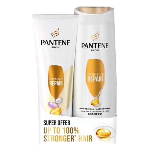 Pantene Intesive Repair šampon i regenerator duo pack 400 ml šampon i 275 ml regenerator - Akcija u trgovini Dm