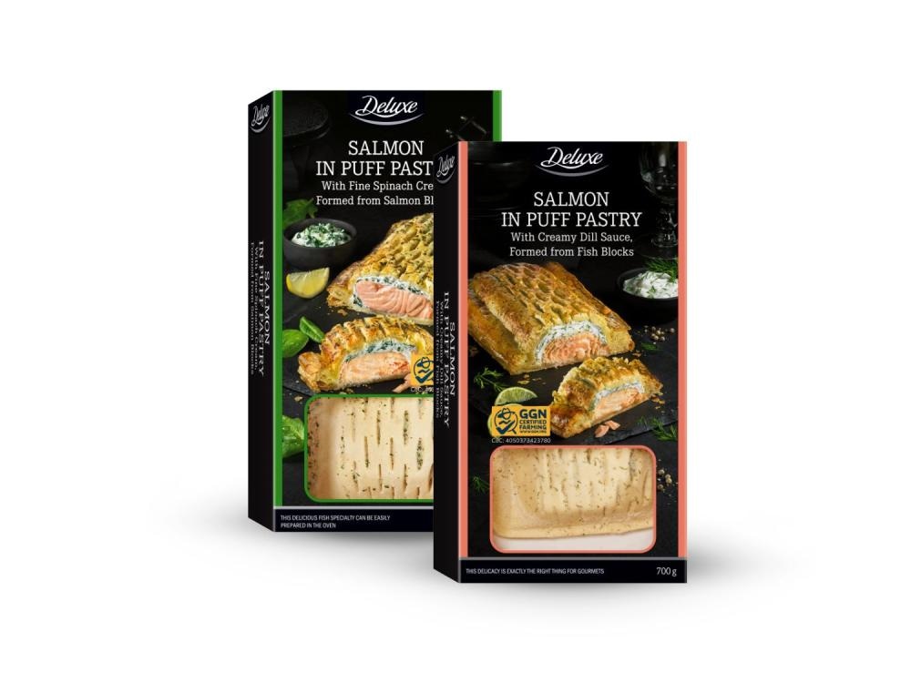 Deluxe Pacifički losos u lisnatom tijestu 750 g Akcija u trgovini Lidl