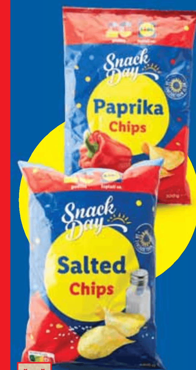 Snack Day Čips - Akcija u trgovini Lidl