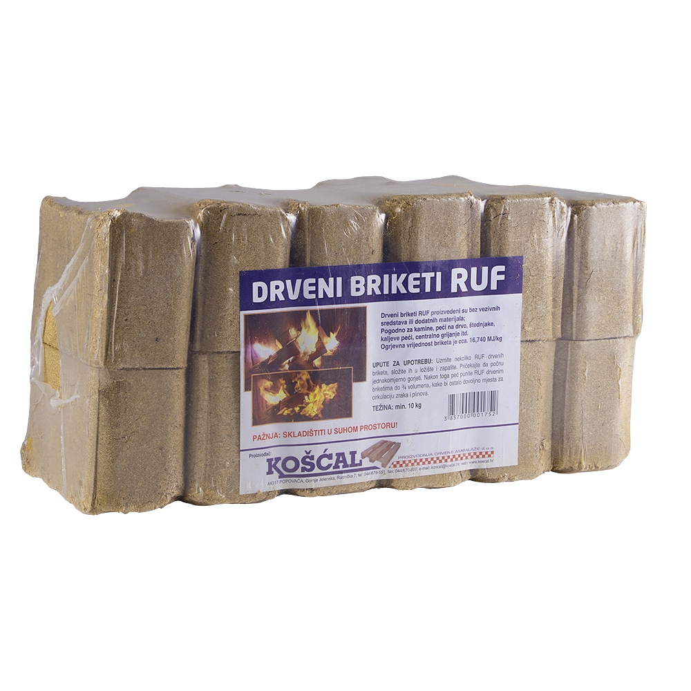 Briket RUF 10 kg Akcija u trgovini Pevex