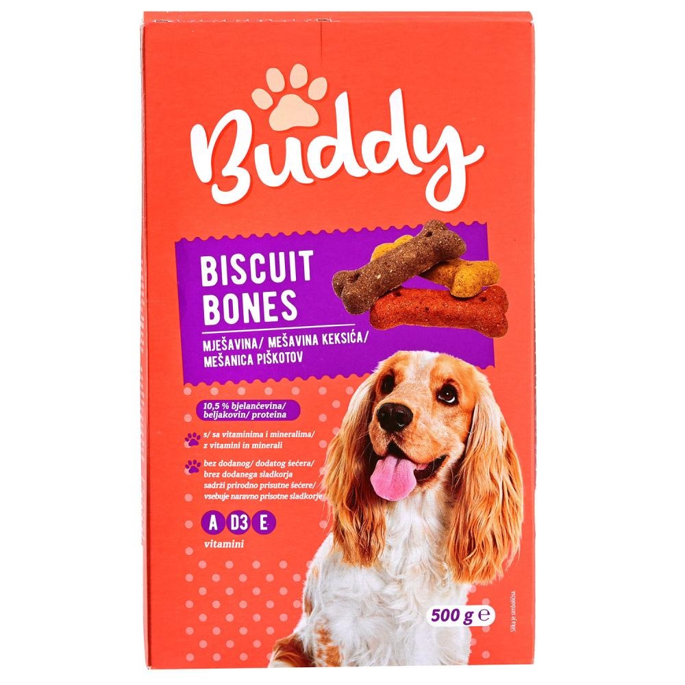 Buddy Biscuit Bones 500g - Akcija u trgovini Konzum