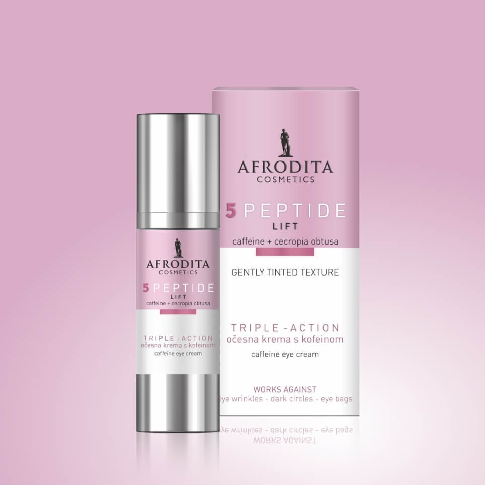 Afrodita 5 Peptide Lift Hyaluron + Caffeine Cream Akcija u trgovini Bipa