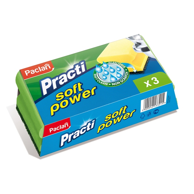 Paclan Spužve Power soft 3/1 kom - Akcija u trgovini Studenac