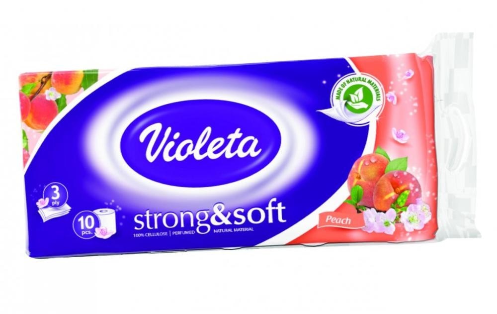 Violeta Toaletni papir breskva standard 10 rola - Akcija u trgovini NTL