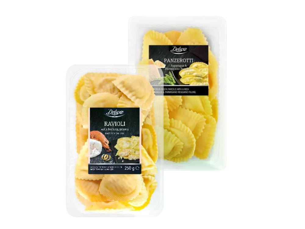 Svježi punjeni panzerotti ili ravioloni 250 g Deluxe - Akcija u trgovini Lidl