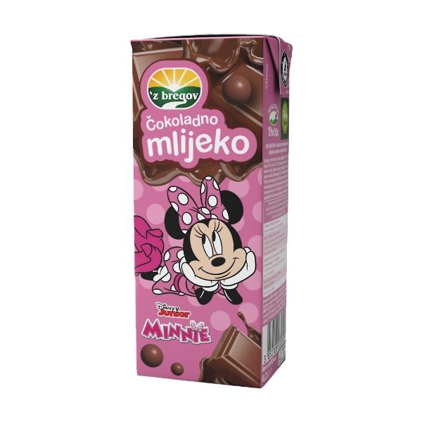 'Z bregov čokoladno mlijeko 200ml Vindija - Akcija u trgovini Konzum