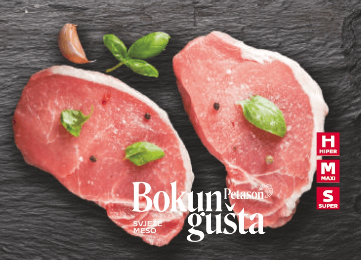 Svinjska slabina i leđa 420 g Petason - Akcija u trgovini Tommy