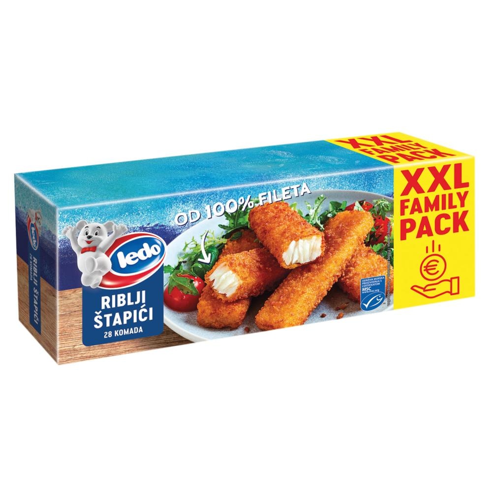 LEDO RIBLJI ŠTAPIĆI 840g - Akcija u trgovini Konzum