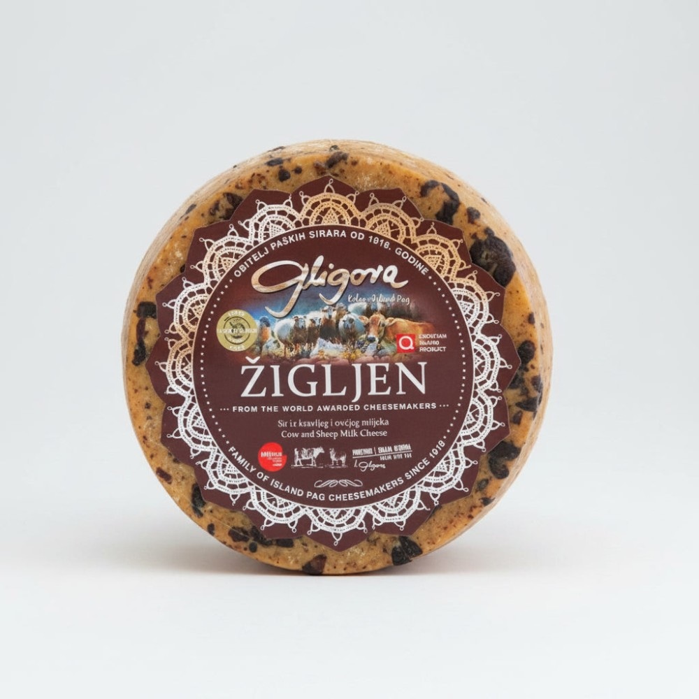 Sir Žigljen tvrdi kravlji/ovčji 1 kg Sirana Gligora Akcija u trgovini Interspar