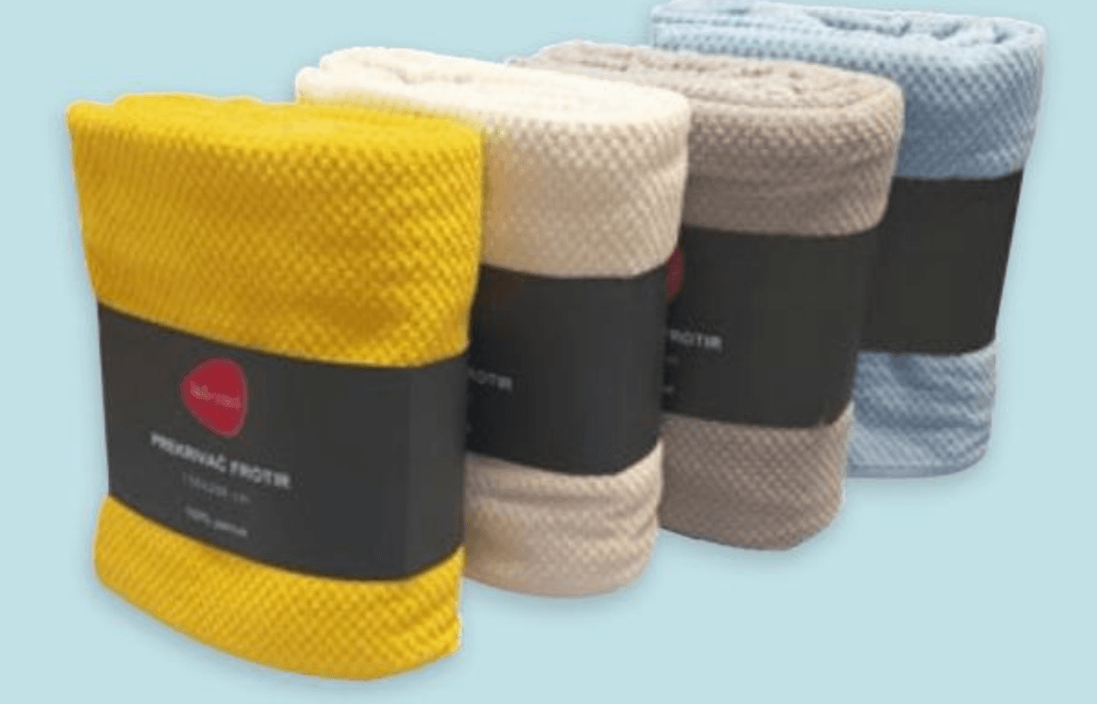 Prekrivač 100% Pamuk 150 x 200 cm i 200 x 220 cm - Akcija u trgovini Interspar