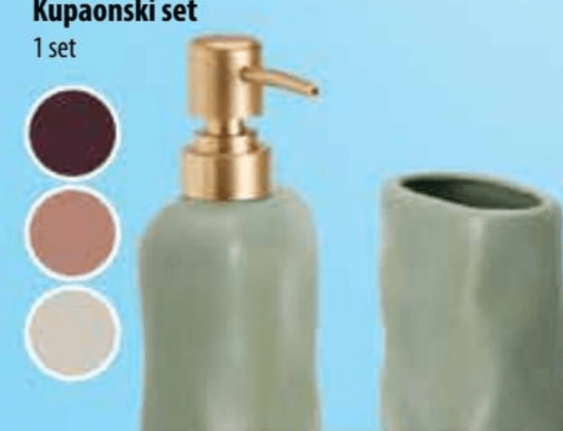 Kupaonski set 1 set - Akcija u trgovini NTL