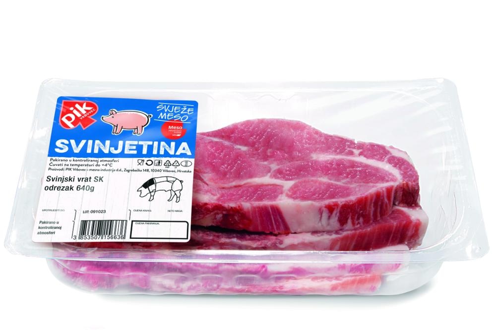 PIK Svinjski vrat odrezak 640 g - Akcija u trgovini Ultra