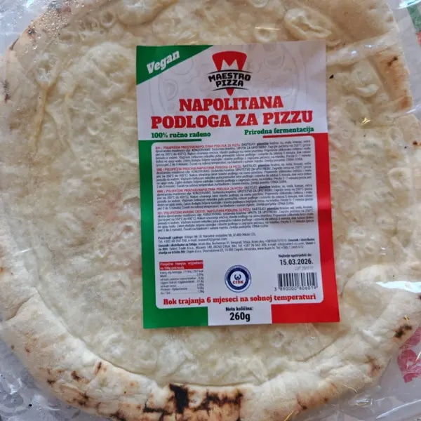 Podloga za pizzu Napoletana 260g - Akcija u trgovini Vrutak