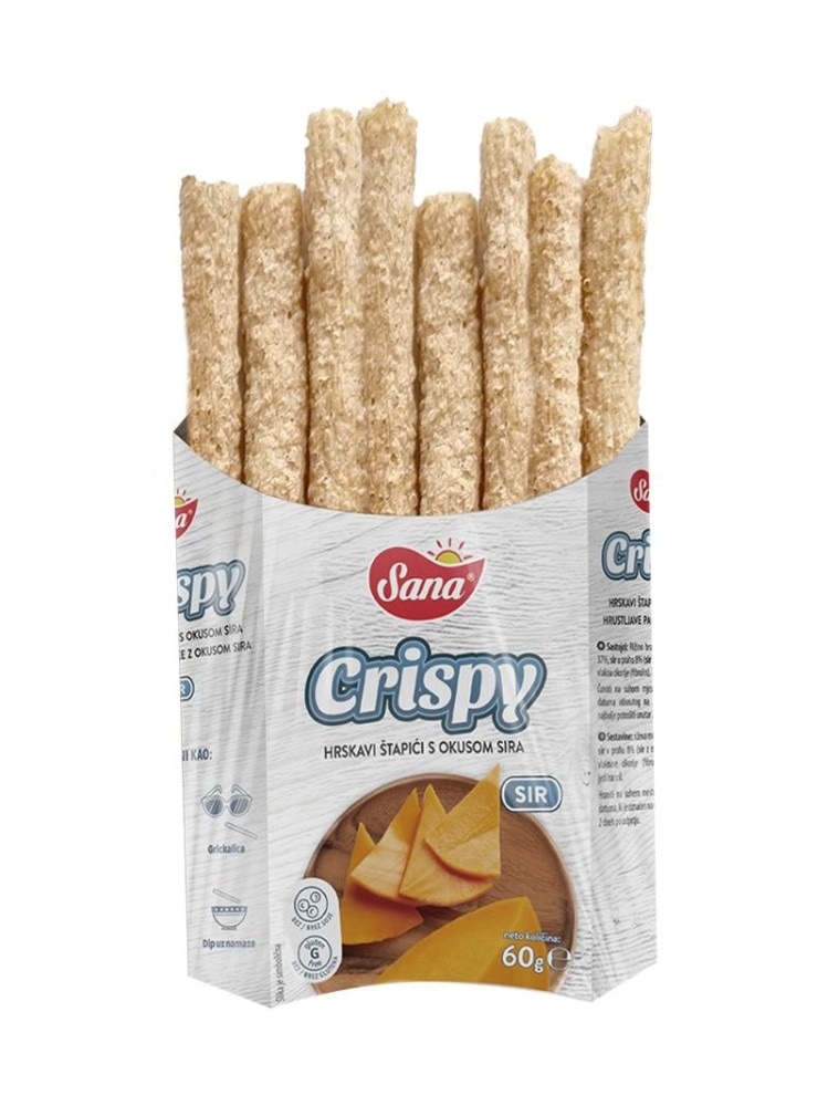 Odabrani asortiman crispy štapića i hummusa SANA Akcija u trgovini Ribola