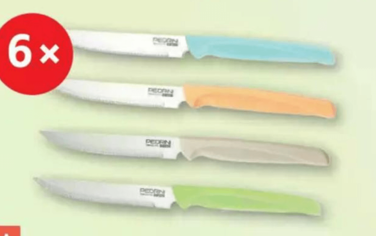 Pedrini Set noževa za steak 6x - Akcija u trgovini Plodine