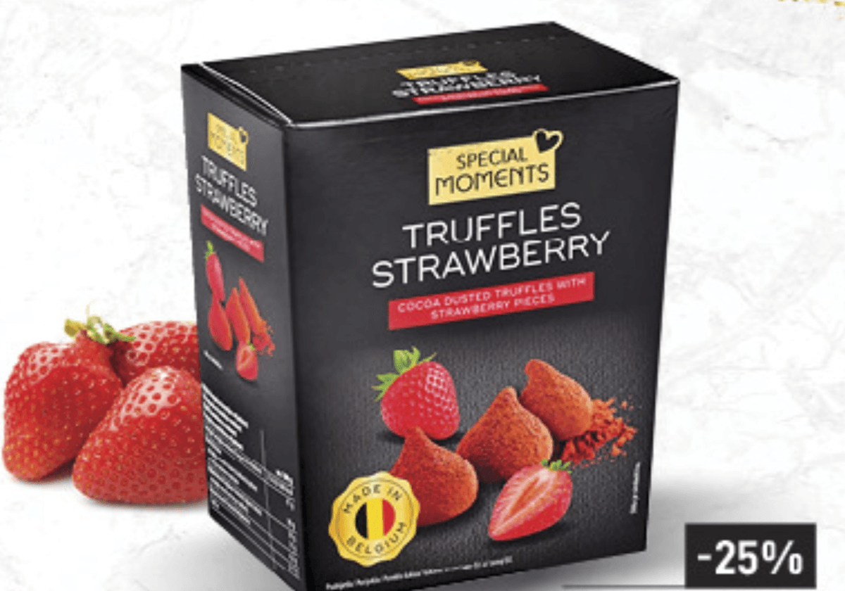 Special Moments Truffles Strawberry - Akcija u trgovini Konzum
