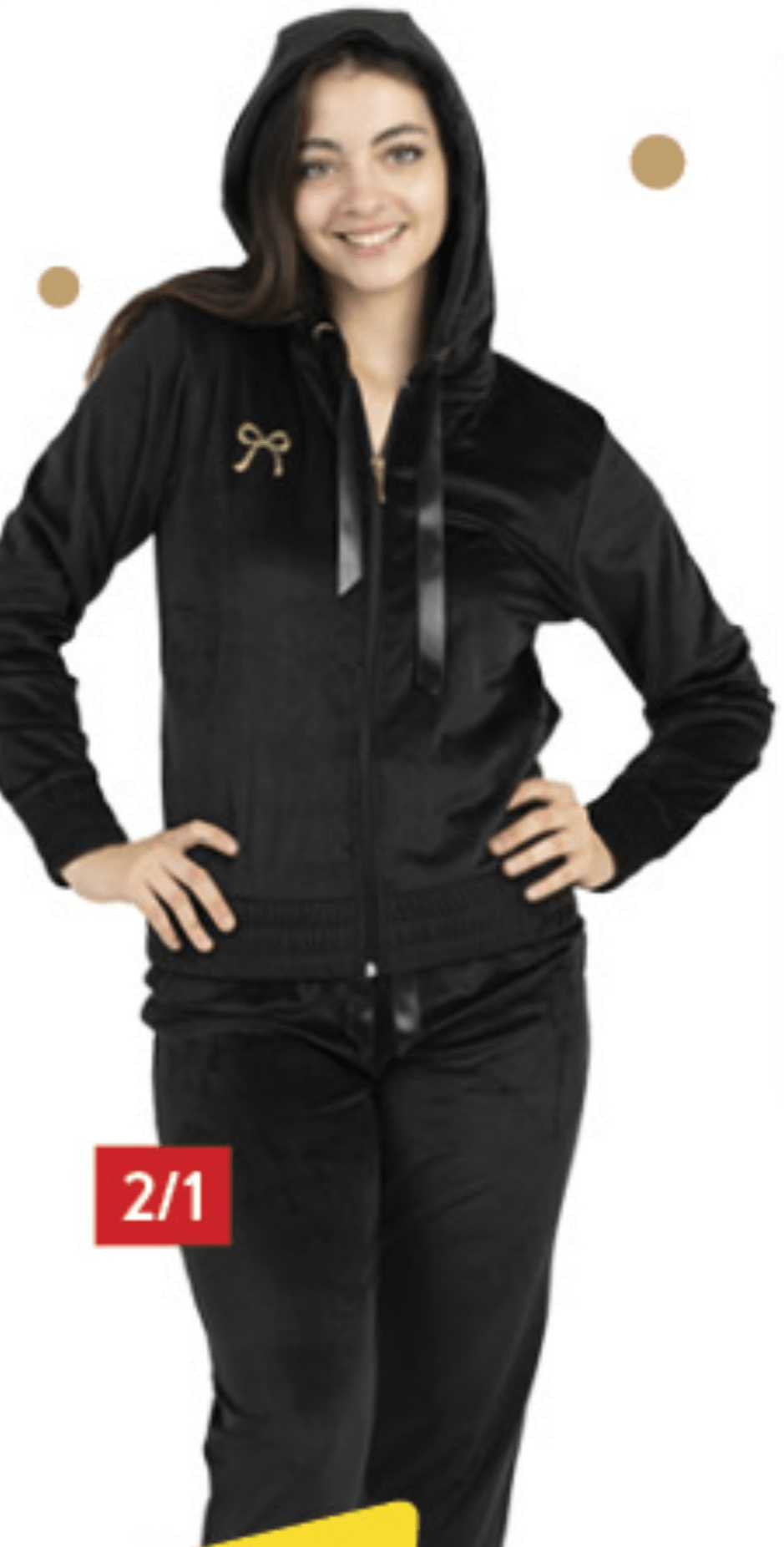 Ženska trenirka sa zatvaračem 2/1 - Akcija u trgovini Konzum