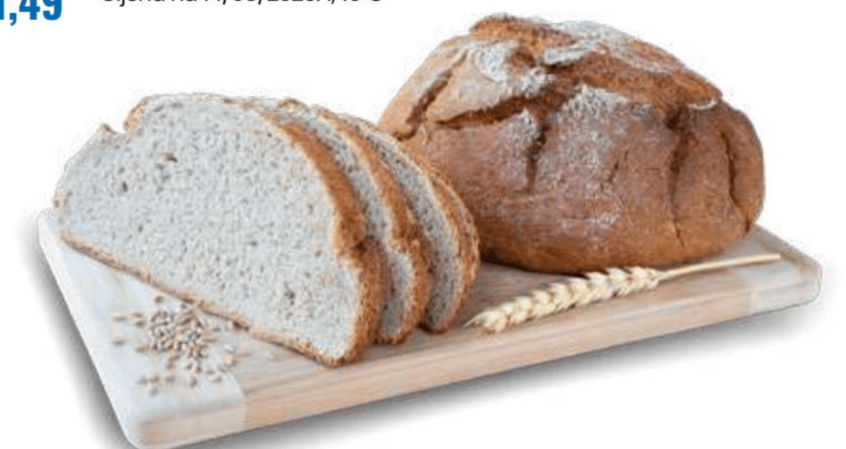 Kruh 5 žitarica 500 g - Akcija u trgovini Eurospin