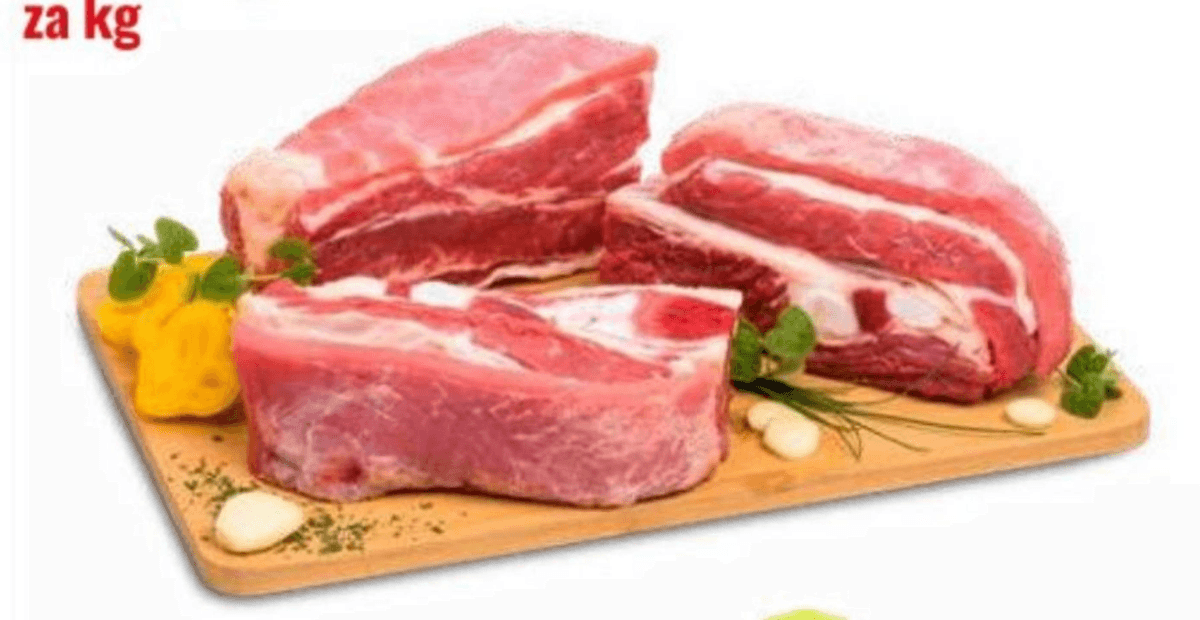 Juneća prsa/rebra - Akcija u trgovini Eurospin