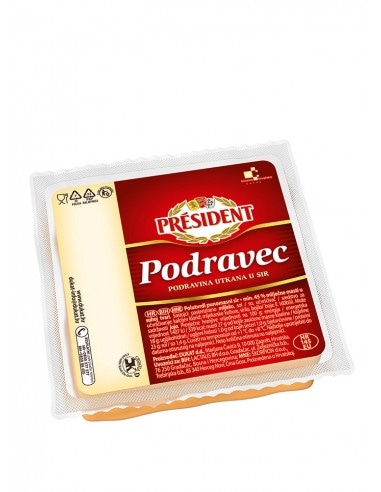 President Sir Podravec/Gouda 250 g - Akcija u trgovini Gavranović