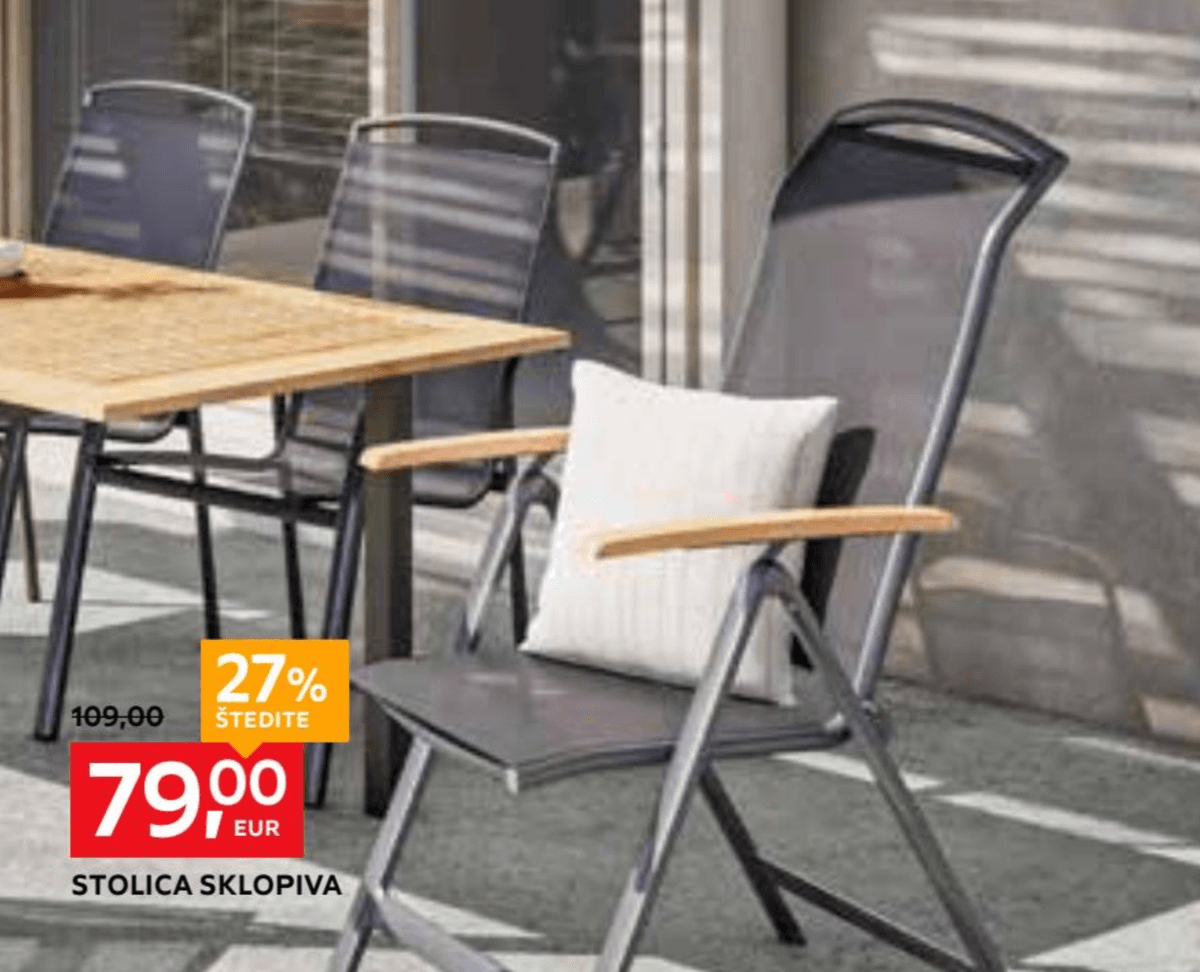 Stolica sklopiva ambia.garden - Akcija u trgovini Lesnina