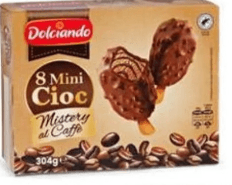 Sladoled mini štapići od kave 8 KOM, 304 g Dolciando - Akcija u trgovini Eurospin