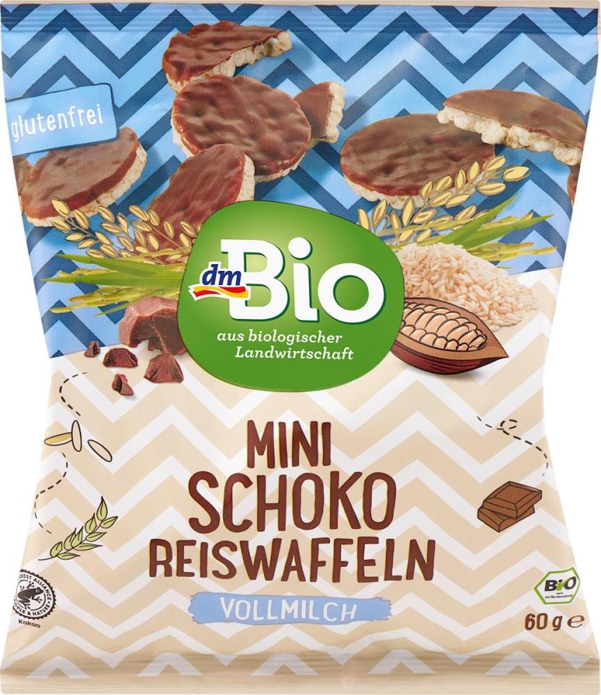 dmBio snack od riže s mliječnom čokoladom 60 g Akcija u trgovini Dm