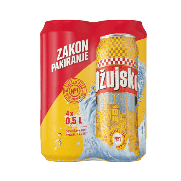 Pivo Ožujsko 4x0,5 l - Akcija u trgovini Gavranović