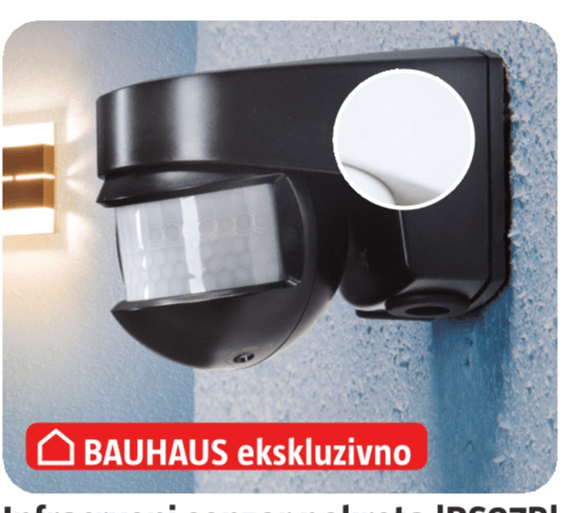 Infracrveni senzor pokreta 'RS97B' - Akcija u trgovini Bauhaus