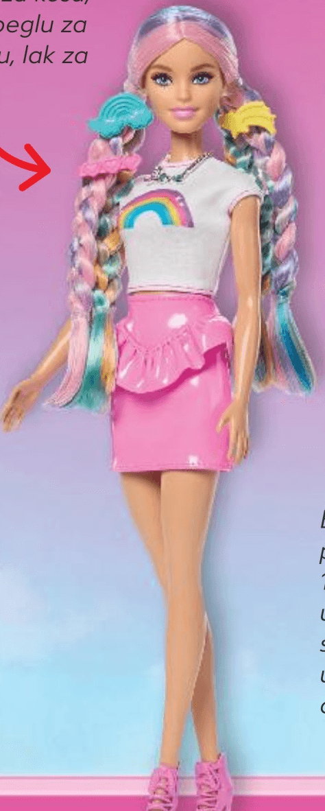 Barbie Dugin sjaj igra s kosom - Akcija u trgovini Kaufland