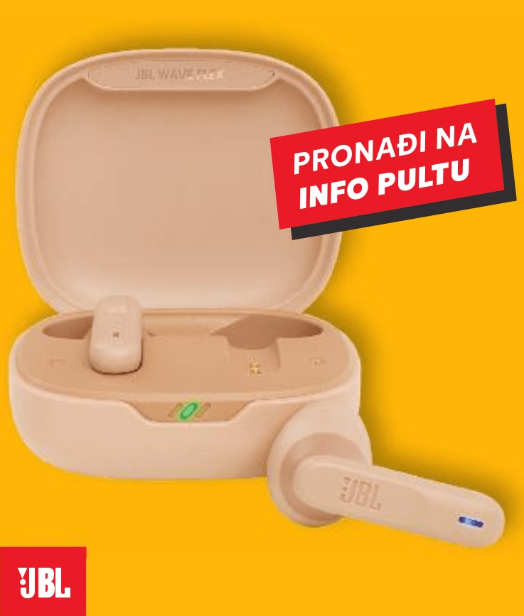 JBL Bežične slušalice Wave Flex TWS komad - Akcija u trgovini Kaufland